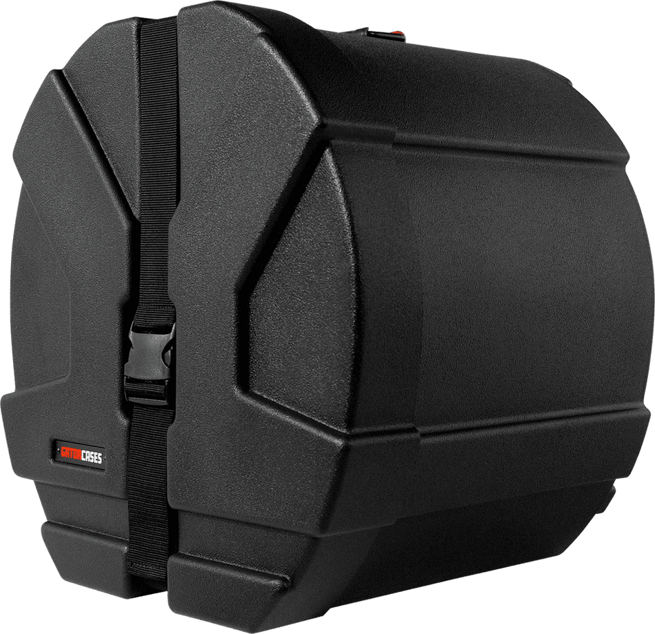 Gator GPC1614 - Estuche tom base 16" x 14" de plástico moldeado con interior de terciopelo