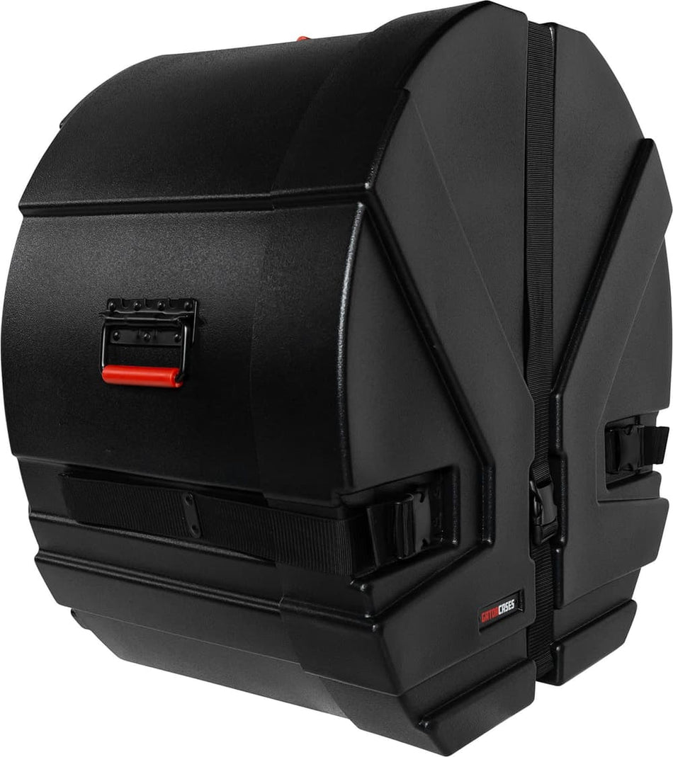 Gator GPC2414BD - Estuche rígido Grooves roto-moldeado para bombo 24" x 14"