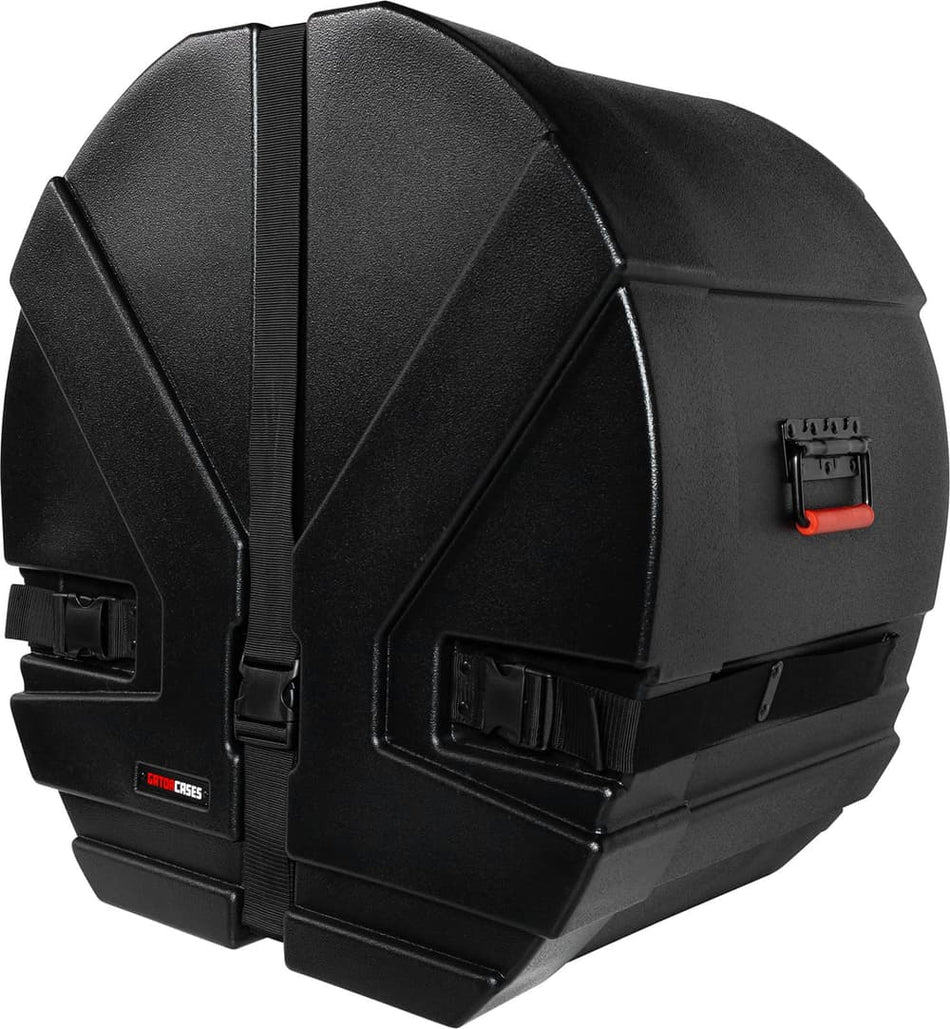 Gator GPC2414BD - Estuche rígido Grooves roto-moldeado para bombo 24" x 14"