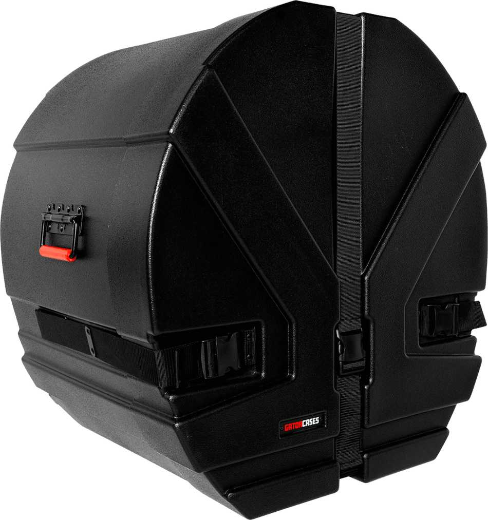 Gator GPC2416BD - Estuche roto-moldeado para bombo 24" x 16" con interior de terciopelo