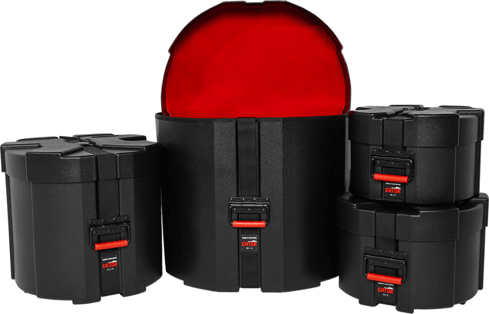 Gator GPCJZFUSIONPACK - Set de Estuches Rígidos para Batería Jazz Fusión