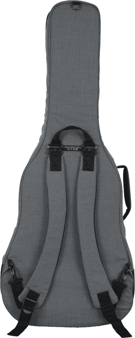 Gator GT-ACOUSTIC-GRY - Softcase guitarra acústica “Gator Transit” gris claro