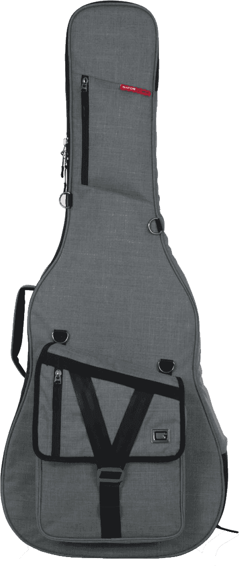 Gator GT-ACOUSTIC-GRY - Softcase guitarra acústica “Gator Transit” gris claro