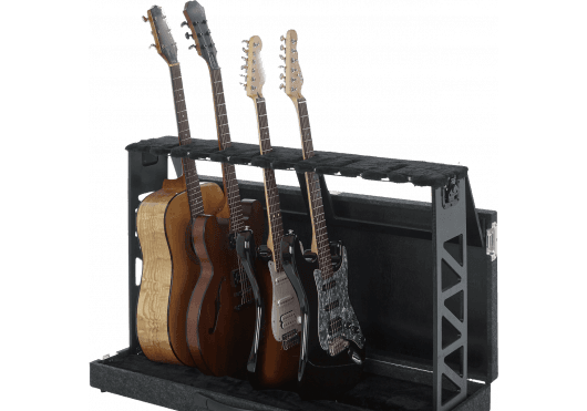 Gator GTR-STD6 - Soporte rack plegable para 6 guitarras eléctricas, acústicas y bajos "Gator GTR"