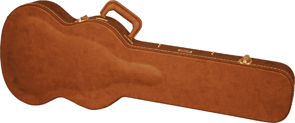 Gator GW-SG-BROWN - Estuche de Madera Deluxe para Guitarra Eléctrica tipo SG