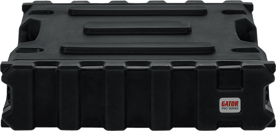 Gator G-PRO-2U-19 - Rack flightcase Pro-Series moldeado 2U, 19" de profundidad para equipos de audio 19"