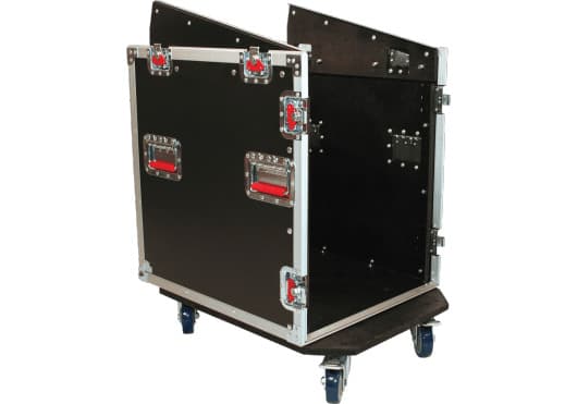 Gator G-TOUR-GRC12X12 - Flightcase rack consola 12U superior + 12U frontal con ruedas