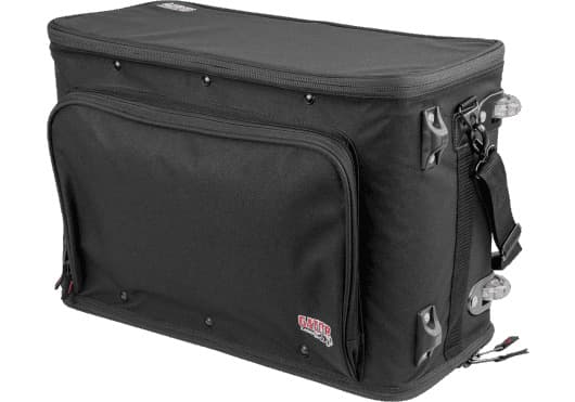 Gator GR-RACKBAG-3UW - Softcase reforzado 3U para rack 19" con ruedas y asa telescópica
