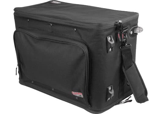Gator GR-RACKBAG-4UW - Softcase reforzado para rack 4U de 19" “Gator Nylon” con trolley y ruedas