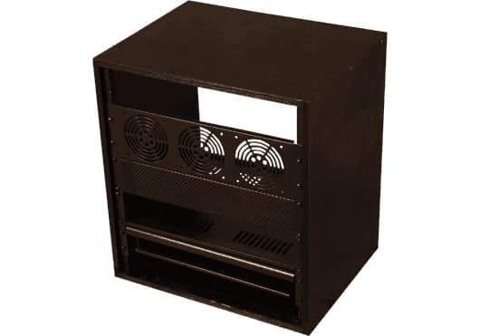Gator GR-STUDIO-8U - Mueble rack de estudio 8U en MDF laminado roble negro