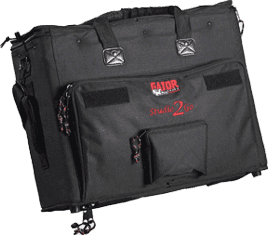 Gator GSR2U - Funda rack 19" 2U con compartimento para portátil para estudio portátil