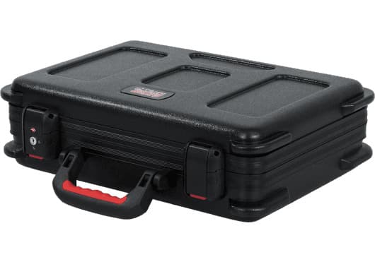 Gator GTSA-MICW6 - Estuche rígido de polietileno para 6 micrófonos inalámbricos con cierres TSA
