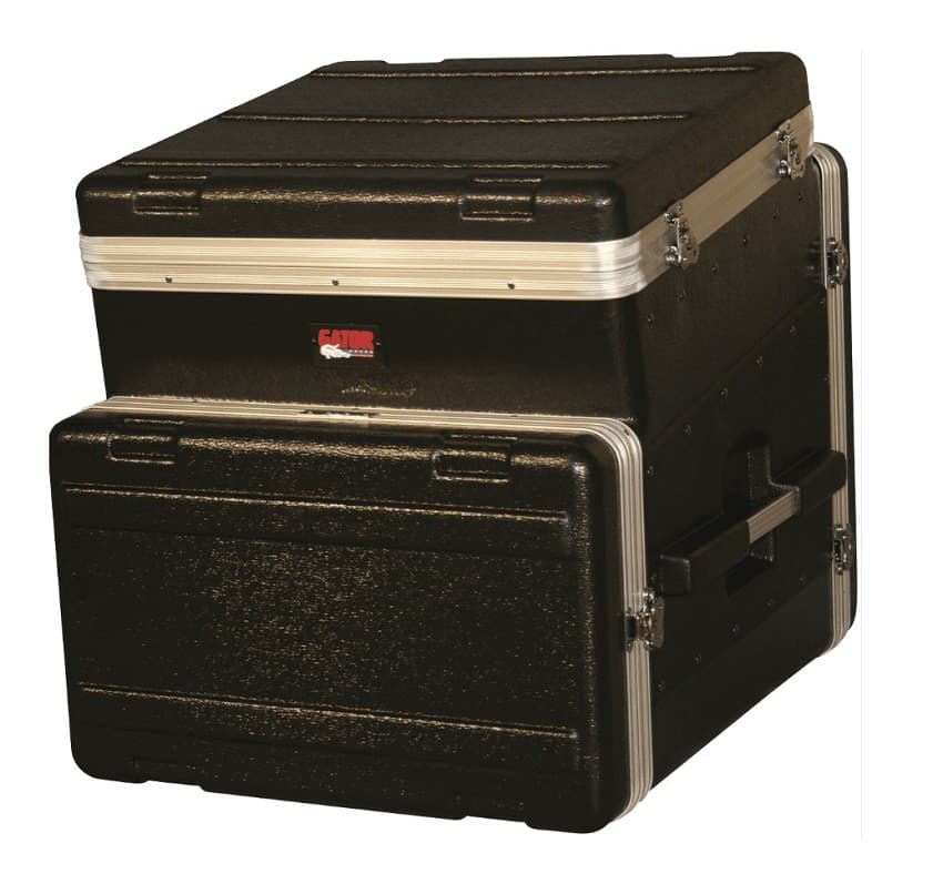 Gator GRC10X6 - Rack flightcase combo 19" con 10U superiores y 6U inferiores para consola y procesadores