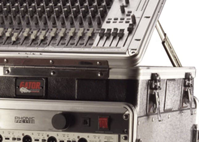 Gator GRC12X10PU - Rack flightcase combo 19" con 12U superiores y 10U inferiores emergentes