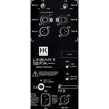 HK Audio L5 112 FA - Sistema compacto full range de 2 vías autoamplificado - Tempo Shop