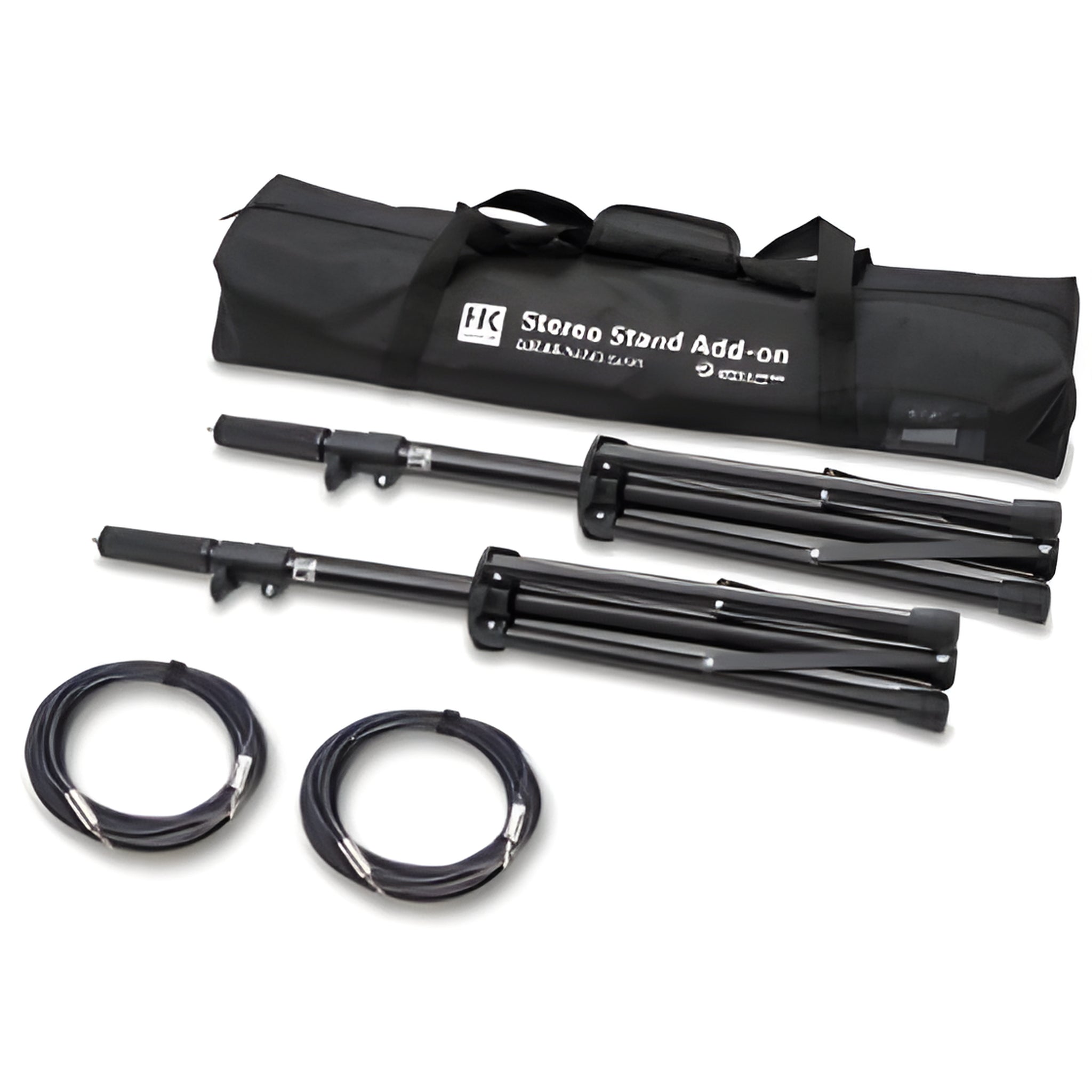 HK Audio NANO 300 STEREO ADDON Pack - Pack de 2 soportes trípode K&M, 2 cables Neutrik y bolsa para Nano 300 - Tempo Shop