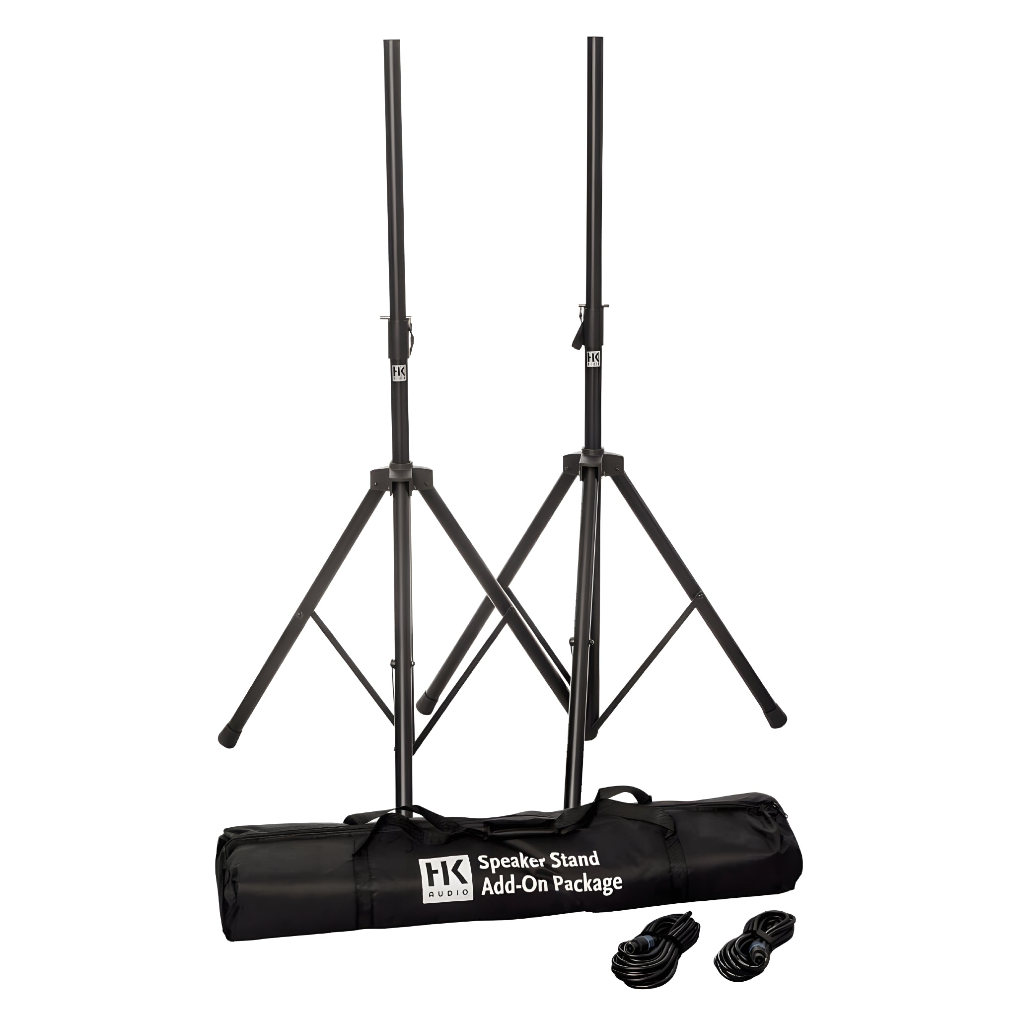 HK Audio SPEAKER STAND ADD - ON SPEAKON - Pack dos soportes de altavoces y dos cables - Tempo Shop
