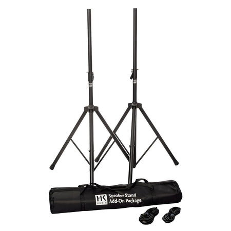 HK Audio SPEAKER STAND ADD - ON SPEAKON - Pack dos soportes de altavoces y dos cables - Tempo Shop