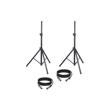 HK Audio TRÍPODE C/ CABLE XLR (PAREJA) - Pack dos soportes de altavoces y dos cables - Tempo Shop