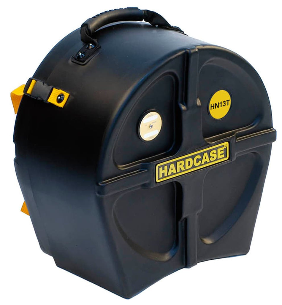 Hardcase HN13T - Estuche rígido para tom de 13" (apilable, tapa telescópica, polietileno impermeable)