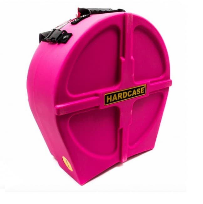Hardcase HN20BP - Estuche rígido para bombo de 20" con ruedas (color Pink)