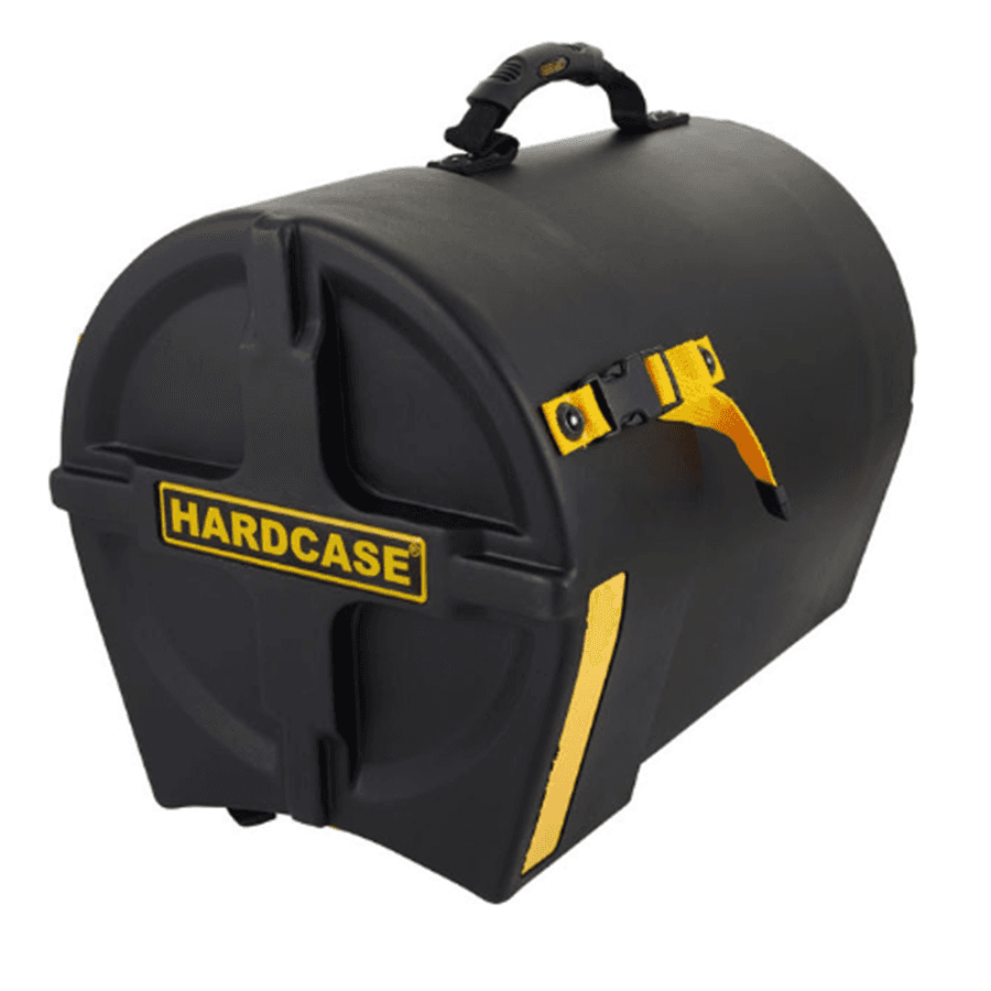 Hardcase HN8-10C - Estuche combo para toms 8" y 10" con ruedas, divisor acolchado y tapa telescópica