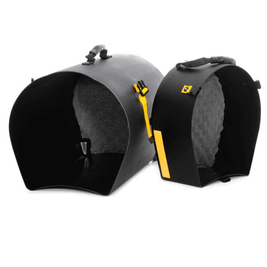 Hardcase HNDJ10 - Estuche rígido para djembe 10" con ruedas y tapa telescópica