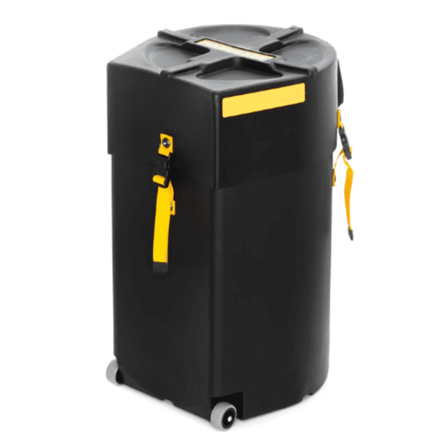 Hardcase HNDJ10 - Estuche rígido para djembe 10" con ruedas y tapa telescópica