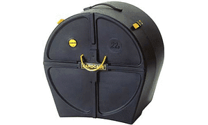 Hardcase HNMB28PB - Estuche rígido para bombo de marching 28" × 16/18" con ruedas (Pipe Band)