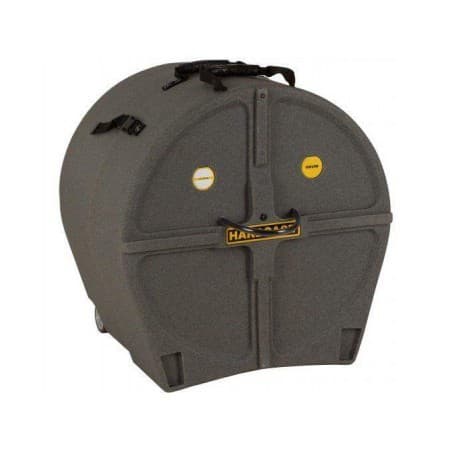 Hardcase HNP20BG - Estuche bombo 20″ con ruedas (Granite / granito)
