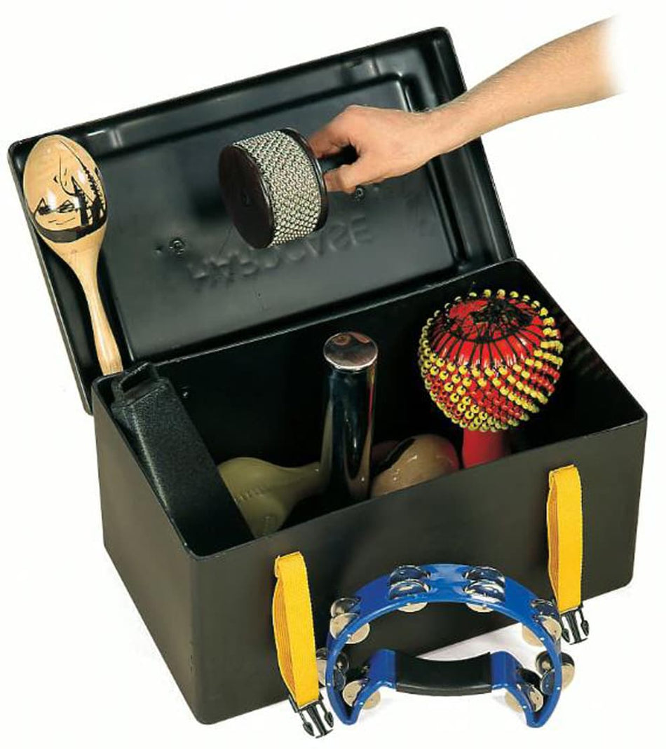 Hardcase HNPA - Estuche rígido para accesorios de percusión 19" (48,3 × 27,9 × 22,9 cm), apilable y resistente al clima