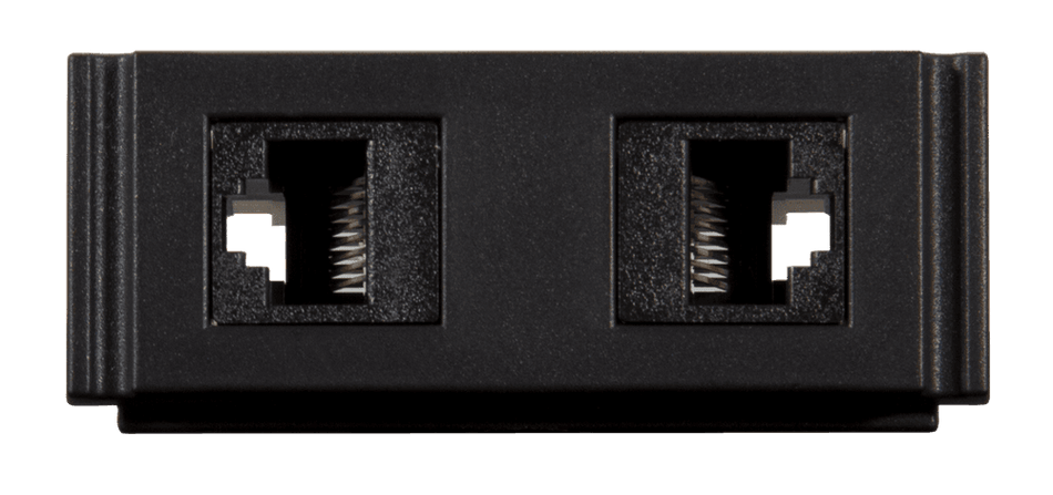 AMX HPX-N102-RJ45 - Módulo de Conexión Ethernet Dual Cat6 para HydraPort