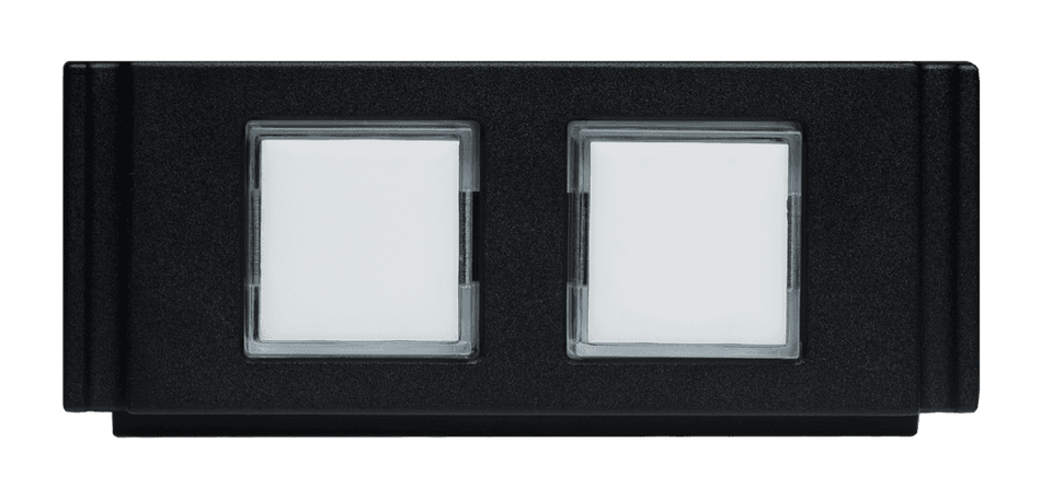 AMX HPX-U100-2BTN - Módulo de Control con 2 Botones para Sistema HydraPort