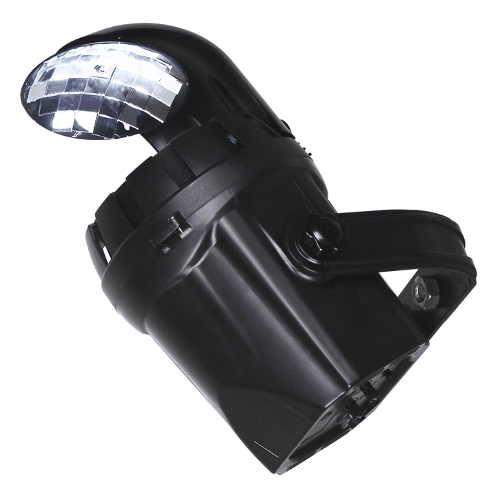 Ibiza Light & Sound 2-IN-1SPOT – Foco LED blanco 10 W con efecto flor de luna y escáner - Tempo Shop