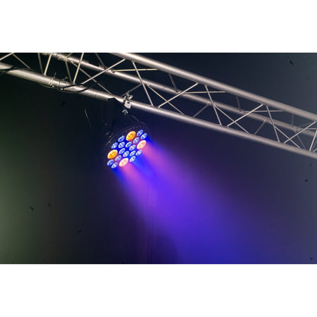 Ibiza Light & Sound BIGPAR-16RGBW4A - Proyector PAR EXTRA-GRANDE 16 × 4 W RGBW 4-en-1 + 4 × 30 W Ámbar - Tempo Shop