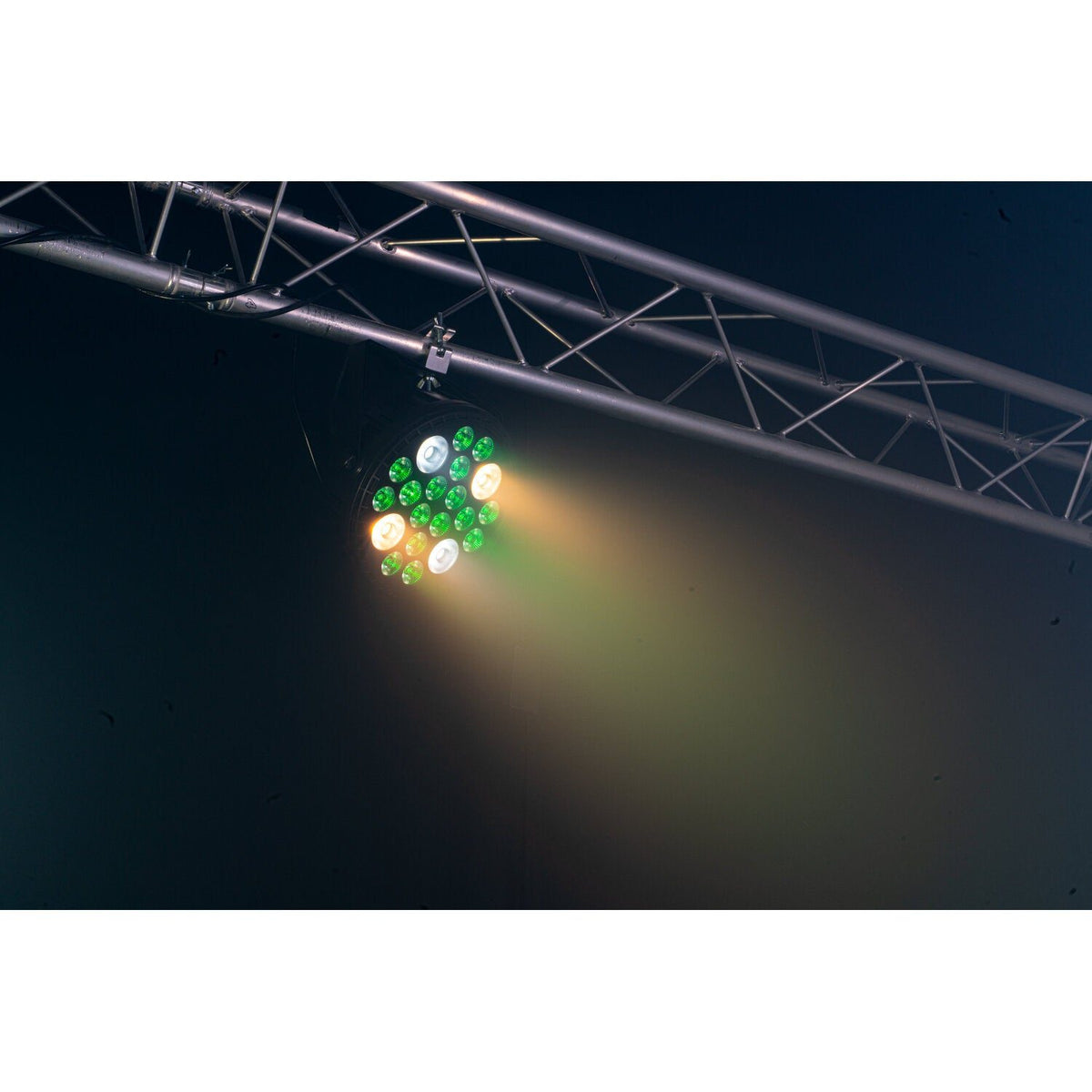 Ibiza Light & Sound BIGPAR-16RGBW4WWCW - Proyector PAR EXTRA-GRANDE 16×4 W RGBW 4-en-1 + 4×30 W Blanco frío/blanco caliente -