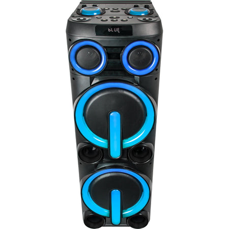 Ibiza Light & Sound BOMBMASTER – Mega altavoz amplificado 2×10″/25 cm – 1000 W - Tempo Shop