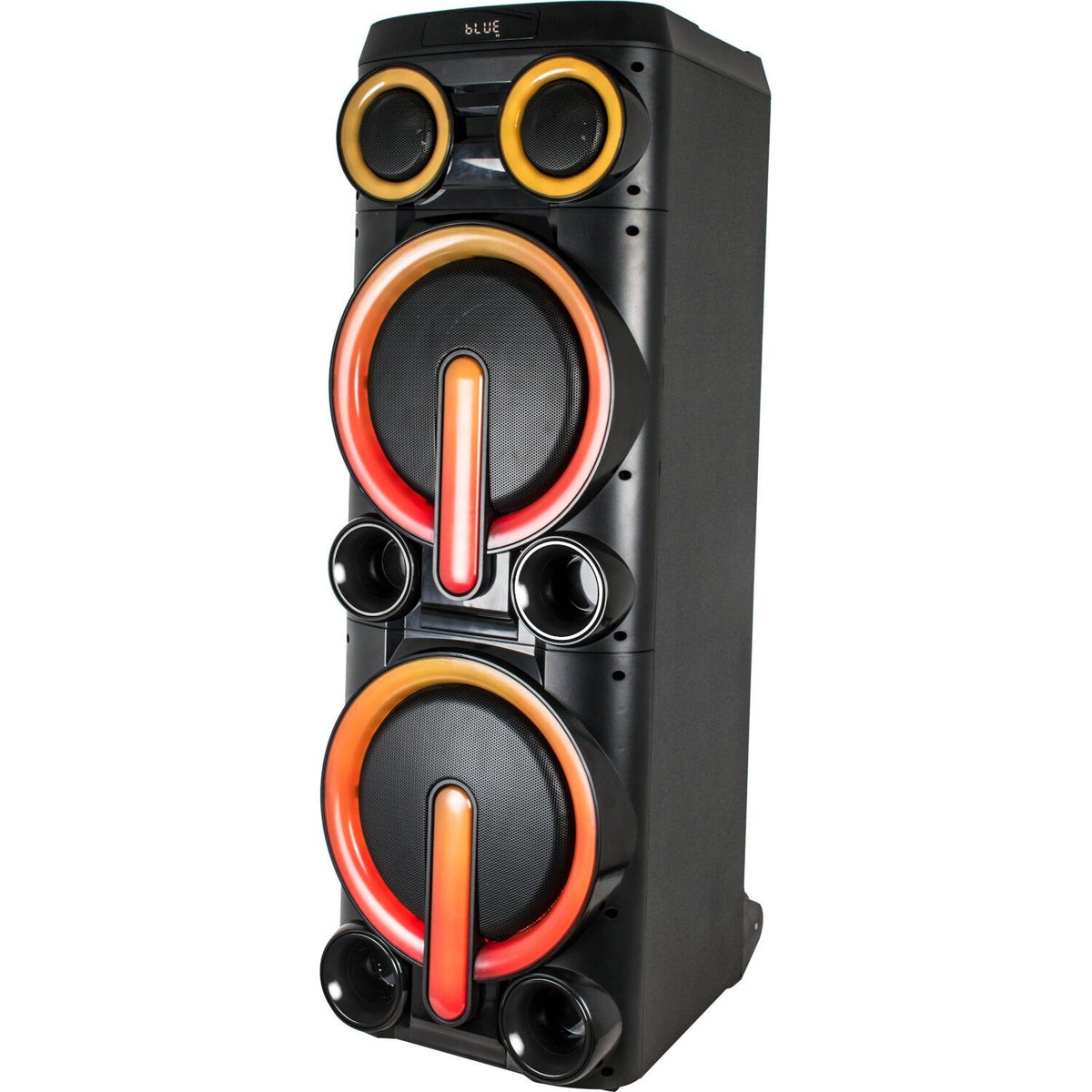 Ibiza Light & Sound BOMBMASTER – Mega altavoz amplificado 2×10″/25 cm – 1000 W - Tempo Shop