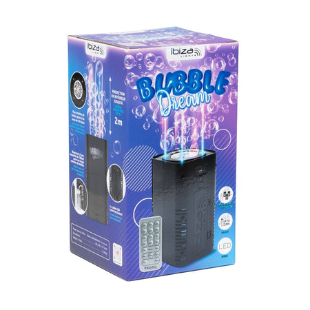 Ibiza Light & Sound BUBBLE-DREAM – Máquina de burbujas con LED de color - Tempo Shop