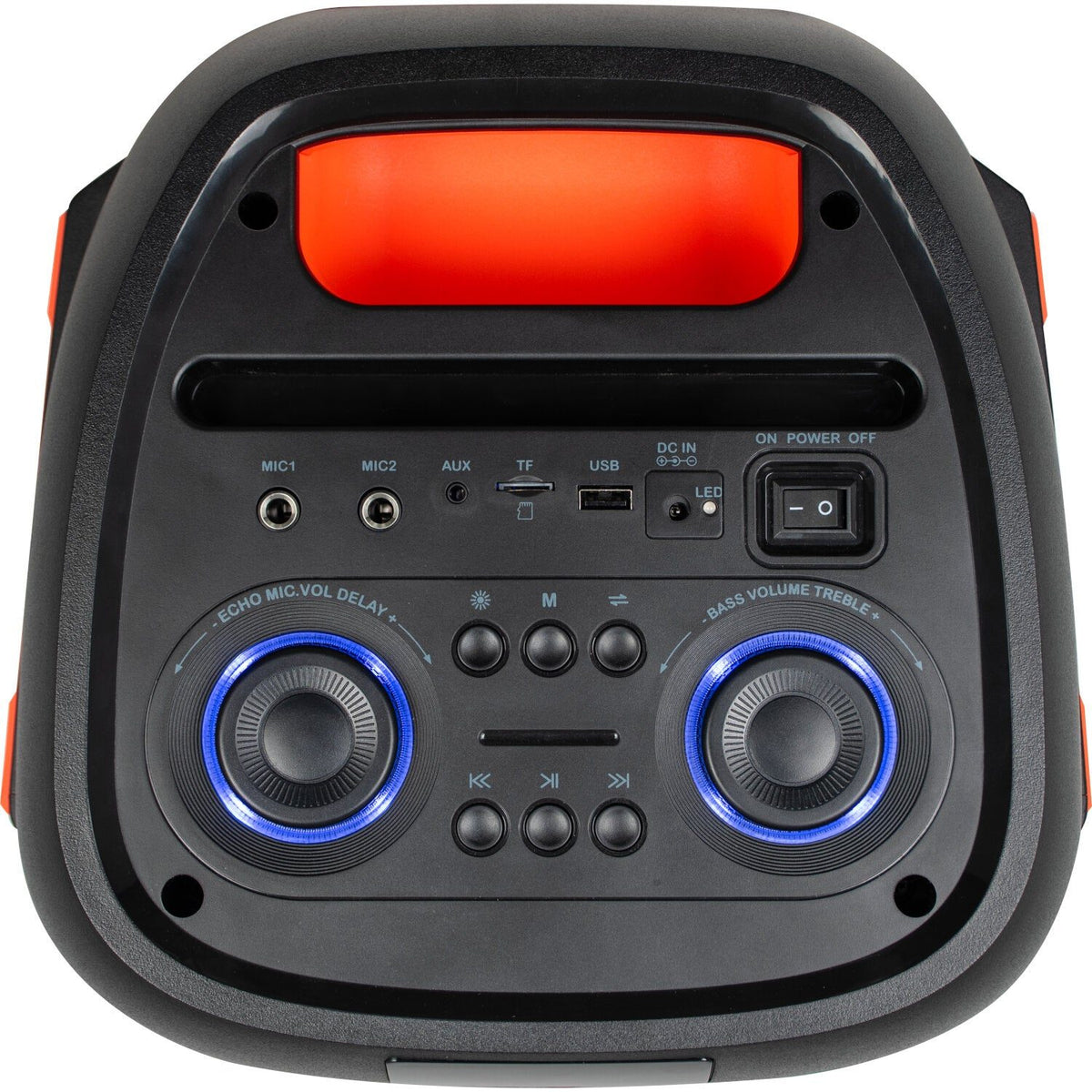 Ibiza Light & Sound COLUMBA600 – Altavoz Bluetooth activo autónomo de LED 6.5"/16 cm – 600 W - Tempo Shop