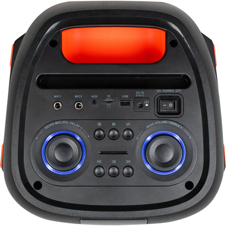 Ibiza Light & Sound COLUMBA600 – Altavoz Bluetooth activo autónomo de LED 6.5"/16 cm – 600 W - Tempo Shop