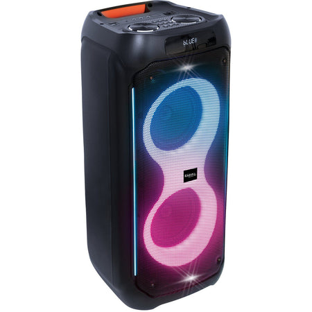 Ibiza Light & Sound COLUMBA800 – Altavoz Bluetooth activo autónomo de LED 2 x 8"/20 cm – 800 W - Tempo Shop