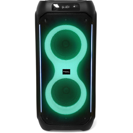 Ibiza Light & Sound COLUMBA800 – Altavoz Bluetooth activo autónomo de LED 2 x 8"/20 cm – 800 W - Tempo Shop