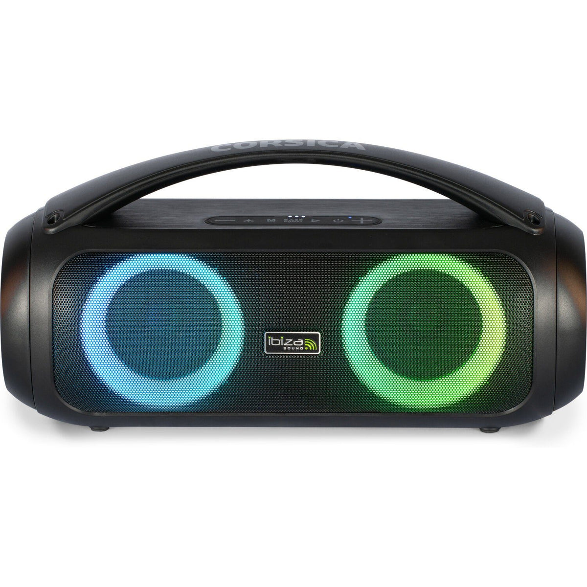 Ibiza Light & Sound CORSICA – Altavoz Bluetooth autónomo 6,5″/16 cm 100 W con LED e IPX5 - Tempo Shop