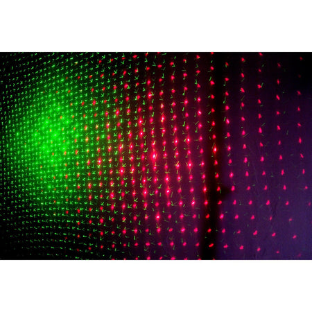 Ibiza Light & Sound DJLIGHT65 - Soporte de iluminación con 2 proyectores PAR RGBW y 2 láseres rojo & verde - Tempo Shop
