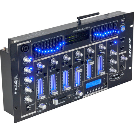 Ibiza Light & Sound DJM102-BT – Mesa de mezclas 19″, 12 entradas / 6 canales con Bluetooth - Tempo Shop