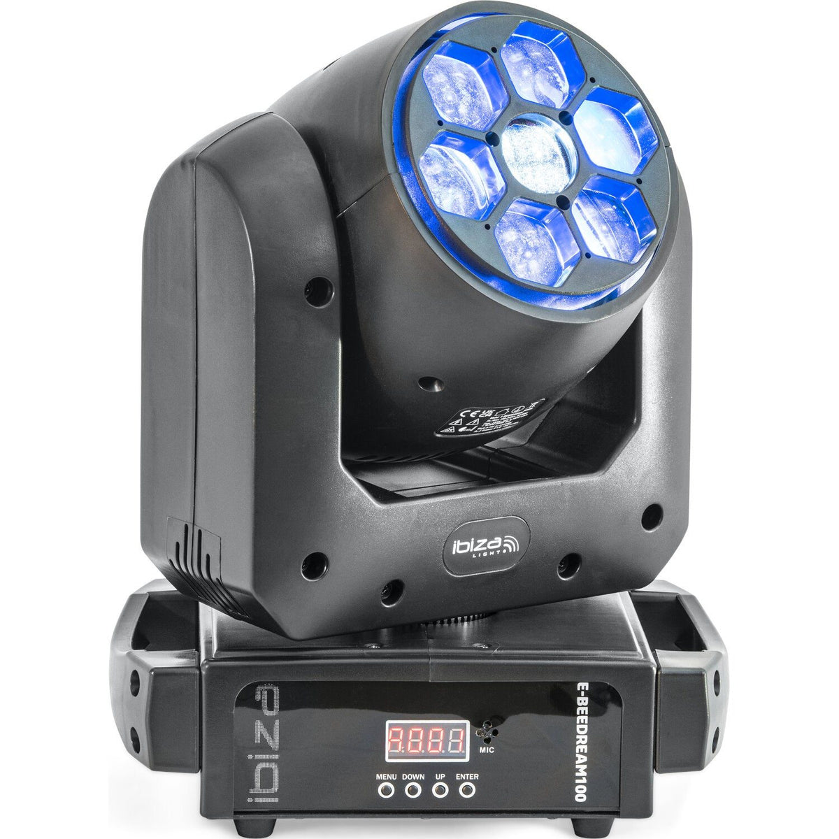 Ibiza Light & Sound E-BEEDREAM100 - Cabeza móvil SPOT + B-EYE con LED blanco de 100W y control DMX - Tempo Shop