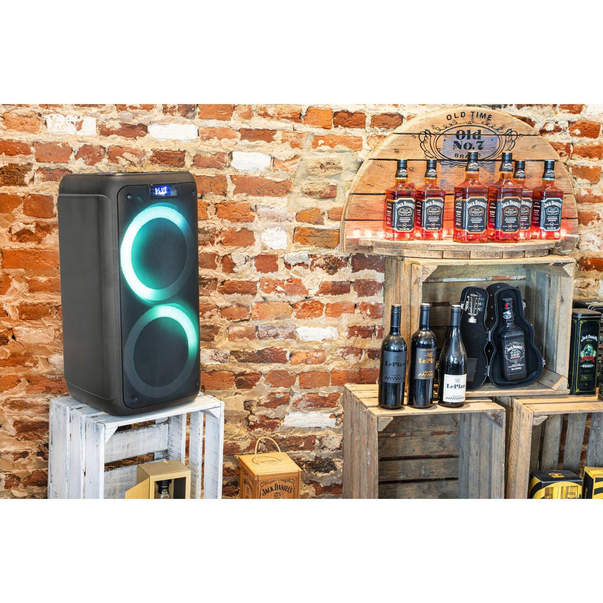 Ibiza Light & Sound FREESOUND400 – Caja de sonido autónoma 400 W con batería y LEDs dinámicos - Tempo Shop