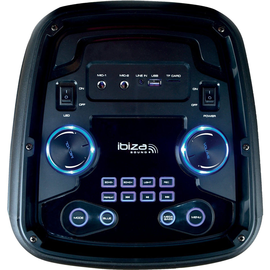 Ibiza Light & Sound FREESOUND400 – Caja de sonido autónoma 400 W con batería y LEDs dinámicos - Tempo Shop