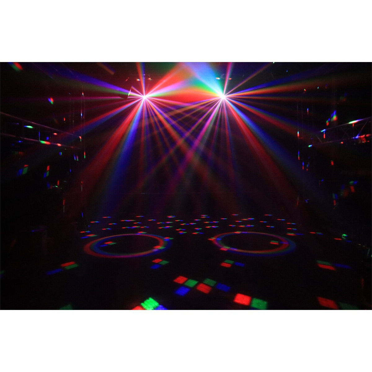 Ibiza Light & Sound FULLMOON – Efecto de iluminación DMX 5-en-1 Wash, UV, Láser R+G, Strobe & Astro - Tempo Shop